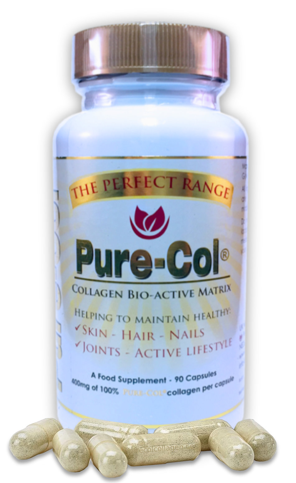 pure-col collagen for joint pain, great skin and an active lifestyle.